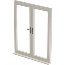 uPVC French Door - Cream