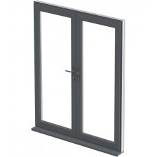 uPVC French Door - Grey