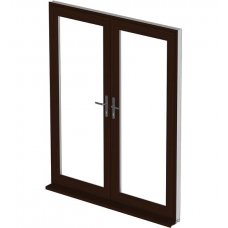 uPVC French Door - Rosewood