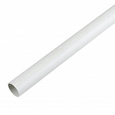 3m 21.5mm Overflow Pipe - White PVC-U