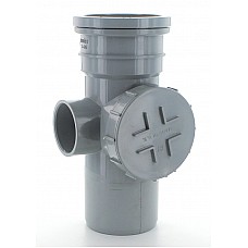 160mm Access Pipe Grey - SA643G