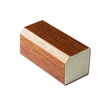20mm x 22mm Light Oak uPVC Square Fillet - 5m Length