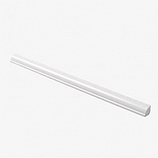Brilliant White uPVC Quadrant Trim – 12mm x 5m Length