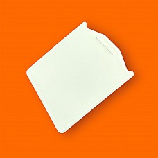 End Caps for Timber Supported Roof Bar – White