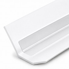 White Internal Corner Trim 7.5mm x 2.6mtr for Decor Panel
