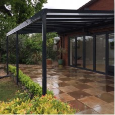 Clearview Glass Patio Canopy – Projection 1.5m