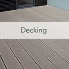 Caravan Composite Taupe Plastic Decking Boards