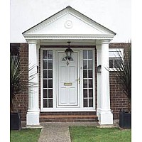 Victorian Portico Porch Canopy with Optional Columns