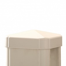 White Effect PVC Fence Post Cap