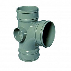 Floplast 110mm Solvent - 92.5º (87.5º) Branch (Triple Socketed)