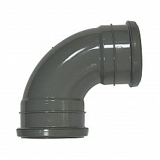 Floplast 110mm Solvent 97.5º (87.5º) Offset Bend Bottom (Double Socketed)