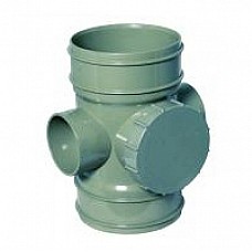 Floplast 110mm Solvent 92.5º (87.5º) Access Branch (Triple Socketed)
