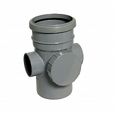 Floplast 110mm Solvent Access Pipe (Double Socketed)