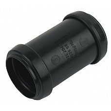 Floplast 32mm Waste Pipe Coupling - Black