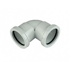 Floplast 32mm Knuckle 90° Bend - White