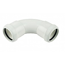 Floplast 32mm Waste Pipe Swept 92.5° Bend - White