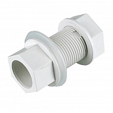 Floplast 32mm Waste Pipe Universal Tank Connector - White