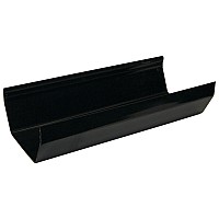 114mm Black Square 4m Gutter