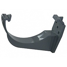 112mm Grey Half Round Gutter Fascia Bracket - Aquaflow