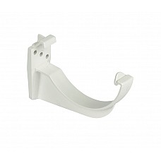 112mm White Half Round Gutter Fascia Bracket