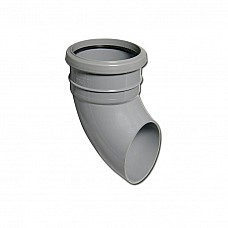  (SP161AG) 110mm Soil Pipe Shoe - Grey