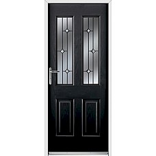 Rockdoor Select Range - Jocobean Composite Door - Onyx Black