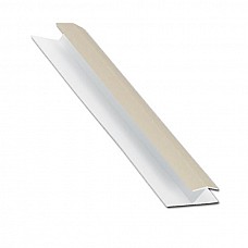 H-Section Centre Joint in Cream 16mm for Shiplap - 5m | Durable uPVC Cladding Connector