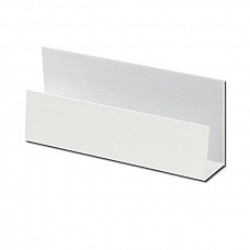 150mm Foiled White Shiplap Cladding U-Trim - 5m