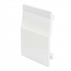 150mm Foiled White Shiplap Cladding - 5m
