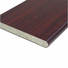 250mm Rosewood Internal Conservatory Window Cills – Duraboard (2.5m Length)