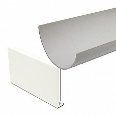 2440mm x 3275mm Fascia and Gutter Pack for 3 Beam Cantilever Carport – Square or ½ Round Profile (White, Black, or Brown)