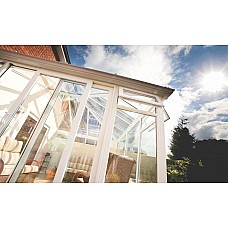 Edwardian Conservatory with Full Height Panels (3.0m x 3.0m)