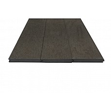 Caravan Dark Brown Solid Composite Plastic Decking Boards