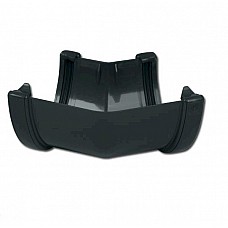 FloPlast Anthracite Grey High Capacity Gutter 135º Angle – For Deep Flow Gutter Systems