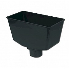 FloPlast Anthracite Grey Square/Round Hopper Head – Universal 65mm Square or 68mm Round Downpipe