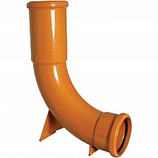 Floplast 110mm Underground 87.5° Settlement Rest Bend - D570