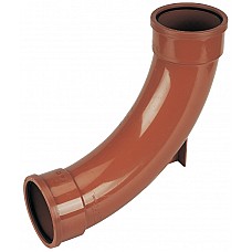 Floplast 110mm Underground Double Socket Rest Bend 87.5° - D571