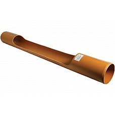 110mm Underground Plain Ended 1.5m Channel Access Pipe - D870