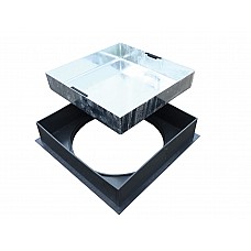 450mm Square / Round Block Paving Manhole Cover - D933