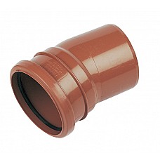 FloPlast 160mm 15° Bend Skt/Spig - 6D167