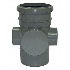 (SP274G) 110mm Soil Pipe Access Pipe - Grey