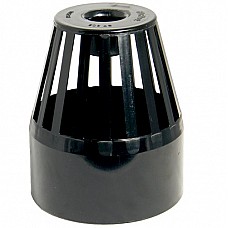 110mm Soil Pipe Roof Cowl - Vent Terminal (SP302B) - Black