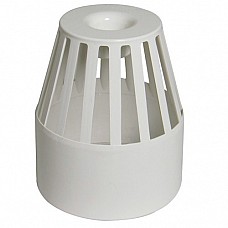 110mm Soil Pipe Roof Cowl - Vent Terminal (SP302W) - White