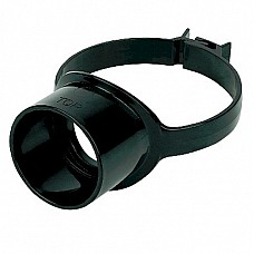 FloPlast SP319B Black Strap-On Soil Pipe Boss - 110mm