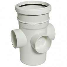 FloPlast SP581W White Soil Pipe Boss Pipe - 110mm