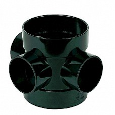  (SP583B) Black Short Boss Pipe - Soil Pipe with Short Boss Connection