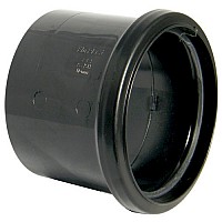 110mm Black Soil Pipe Joiner (Solvent/Socket)