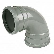 (SP561G) 90° Soil Pipe Bend Double Socket - Grey
