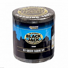 Black Jack Flashing 150mm - Self-Adhesive, Lead Look Finish, 150mm x 10m Roll