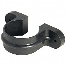 Floplast Cast Iron Effect 68mm Round Downpipe Clips with Lugs